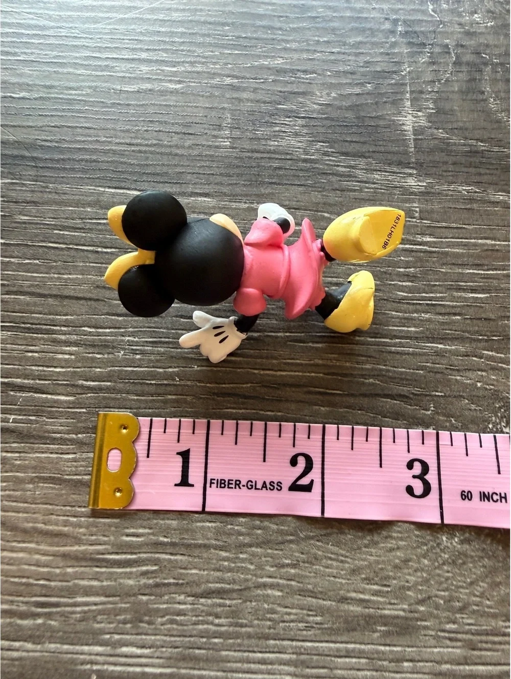 Disney Minnie Mouse Easter 2022 Mini Figure Pink Dress Yellow Bow Mystery Egg